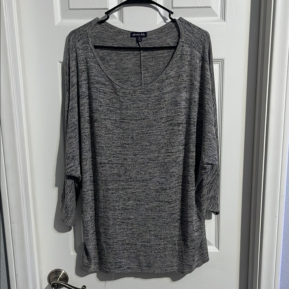 Charter Club Women's Gray Top